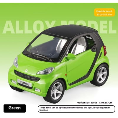 1:32 Mini Version Voiture Jouet Intelligente en Alliage pour Enfants Modèle de Voiture Mignon pour Garçon Avec Son et Lumière Simulés, Ouverture des Portes