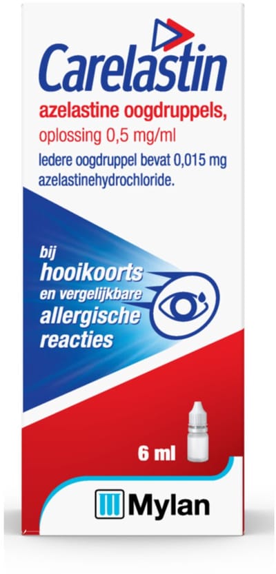 Carelastin Oogdruppels bij Hooikoorts - 3 x 6 ml - Voordeelverpakking