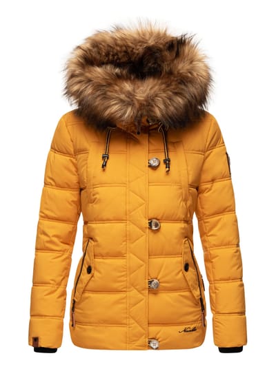 Navahoo Dames Winterjas Zoja – Warm, Stijlvol & Met Afneembare Kunstbontkraag