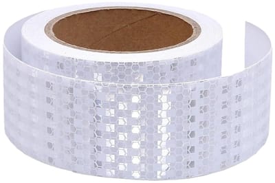 Zelfklevende Reflecterende Tape 10 m x 5 cm - Hoge Reflectie voor Fietsen, Voertuigen en Veiligheidstoepassingen, Waterdicht en Weerbestendig voor Verbeterde Zichtbaarheid