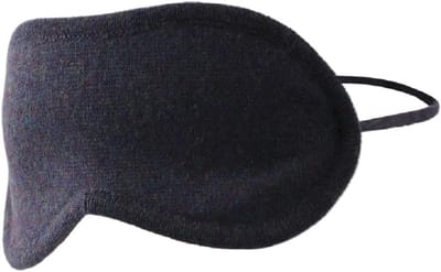 Luxe 2-laags Kasjmier Slaapmasker voor Volledige Verduistering - Unisex