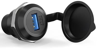 Dailygoods - USB 3.0 Paneelmontagekoppeling Vrouwelijk naar Vrouwelijk