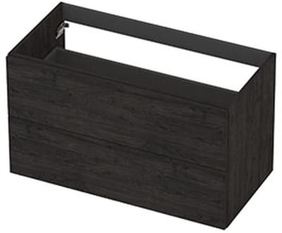 INK - Onderkast 2L Decor Softclose Tbv Greep - 900x450x520 Mm - Houtskool Eiken