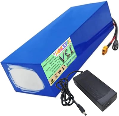 Oplaadbare Batterij - Lithium Batterij - Motor Aandrijving - Ingebouwde BMS - 12V 30AH - Zwart