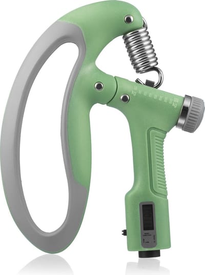 Gymtek® Verstelbare Handtrainer, Handknijper, Grip Trainer, Onderarm Trainer - weerstand 10-100 kg - Telfunctie