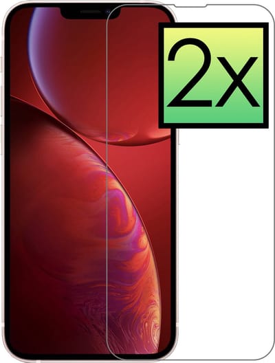 Screenprotector - 2 Stuks - Geschikt voor Apple iPhone 14 Plus - Volledige Dekking - Met Dichte Notch Full protection - Beschermglas - Gehard Glas - Tempered Glass - Screen Protector - Bescherm Cover
