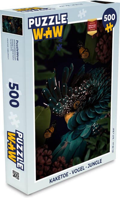 Puzzel Kaketoe - Vogel - Jungle - Legpuzzel - Puzzel 500 stukjes