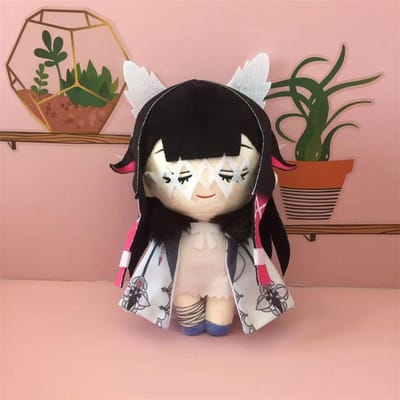Anime Columbina Cosplay Pluche Pop Speelgoed Genshin Impact Fatui Damselette Spel Schattig Zacht Gevuld Kussen 20Cm 20cm