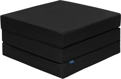 Opvouwbaar Matras - Z Bed - Gast Slapen - Waterbestendig - Enkel - Zwart