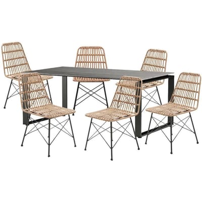 Tuinset Turion met 6 tuinstoelen Allino | NADUVI Collection