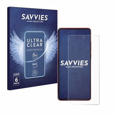 Savvies - Screenprotector voor Motorola Moto G Stylus 5G 2024 - Folie Beschermfolie transparant 6 Stuks