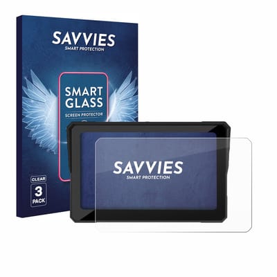 3 Stuks Savvies Screenprotector - geschikt voor Carpuride W702 Plus 7" - beschermfolie glas transparant