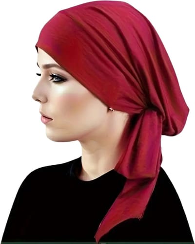 Nivard Hoofddoek - Hijab - Dames - Abaya - Sjaal - Islamitische Kleding - Moslim Kleding - Alhamdulillah - Bordeauxrood