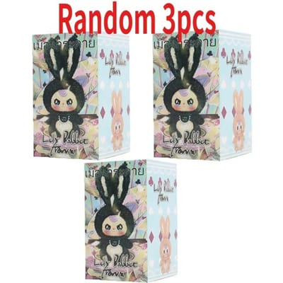 Figurine Lapin Elfe Chat Série 3 ans Décoration de Bureau Poupée Jouet Vinyle Mini Figurine Boîte Aveugle Distributeur de Figurines Ornement Cadeau