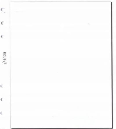 Antra Organizer Inlegvellen A5 Gelinieerd Wit - 100 Vel