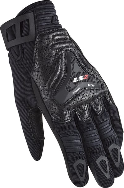 LS2 Handschoenen LS2 All Terrain Lady zwart maat M - motor handschoenen - scooter handschoenen