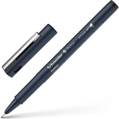 Schneider fineliner - Pictus - lijnbreedte 0,5mm - zwart - S-197501
