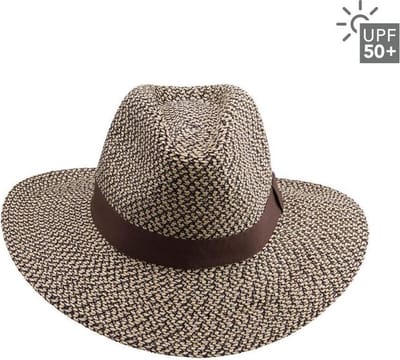 Oscar Fedora – Zonnehoed Dames & Heren UV Werend - Maat: M-L: 58 cm - Charcoal