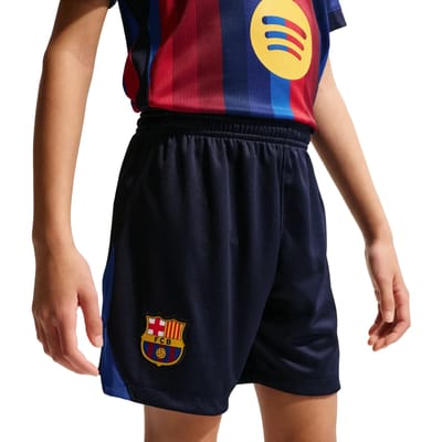 Nike Fc Barcelona Kinder Wedstrijdshort Ii1719-498 - Kleur Blauw - Maat 147/158