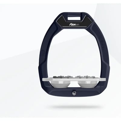 Veiligheidsstijgbeugels Plat Ultra Grip Blauw/Grijs Flex-On Safe-On