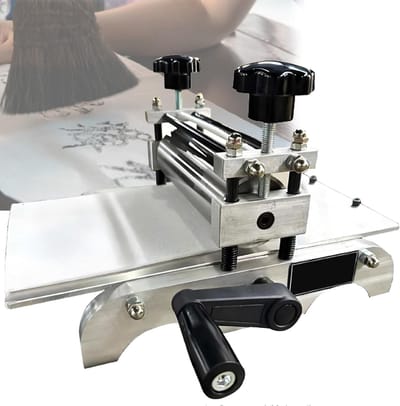 Handmatige Drukpers - Gravure Pers - Papier Hout Gravure - Instelbare Rolhoogte - 30cm Printplaat