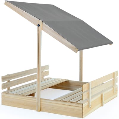 Spielwerk Zandbak - Hout Zonnedak UV 50+ Toni - 120x120x120cm