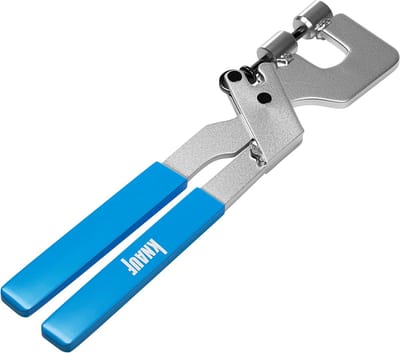KNAUF PROFIELVERBINDINGSTANG - Krimptang voor het krimpen van metalen profielen met verwisselbare stempel met aanslag tussen de handgrepen