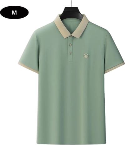 Livano Golf Shirt Heren - T-shirt - Golfkleding - Golfen - Golf Accessoires - Polo Shirt - Lichtgroen - Maat M