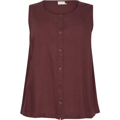 Vrouwenblouse KAFFE Curve Mille Button