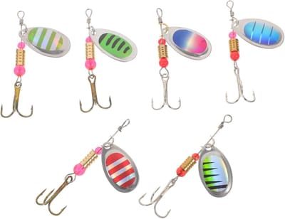 Vis Aas Set - Kunstaas Lokkers - Zeevissen Baars - Realistische Vorm - 6x2.7x2cm - Diverse Kleuren