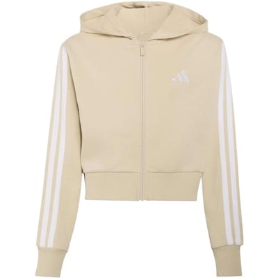 Adidas Essentials Sweatshirt Met Rits Beige 7-8 Years Meisje