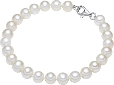 Valero Pearls Parel armband Sterling zilver Gekweekte zoetwaterparels wit