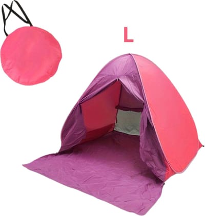 Livano Strandparaplu - Extra Sterke Parasol - Winddicht Paraplu - Strand - Outdoor - UV Bescherming - Roze L