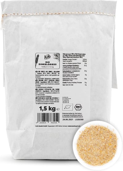 KoRo | Bio speltgriesmeel 1,5 kg
