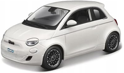 Bburago FIAT 500E - Modelauto - Schaal 1:24 - Wit