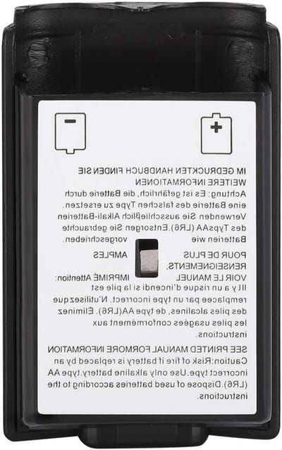 Vervangingsbatterijcase voor 360 Controller - Universele 5-delige Cover Kit voor Batterijcompartiment, Zwart, Duurzaam en Handig