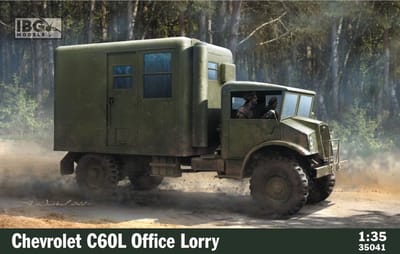 IBG Models Modelbouwpakket Auto - 35041 Chevrolet C60L Office Lorry Plastic - 1:35 - Modelbouw