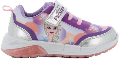 Frozen - Schoenen voor meisjes met lichtjes - Anna en Elsa sneakers voor kinderen met klittenband - Lichtgevende kindersneaker - Maat 25 - Multi