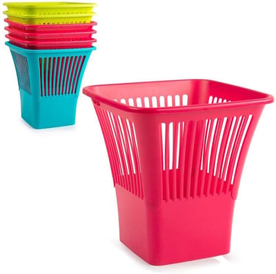 Plasticforte Afvalbak/vuilnisbak/kantoor prullenbak - plastic - groen - 30 cm