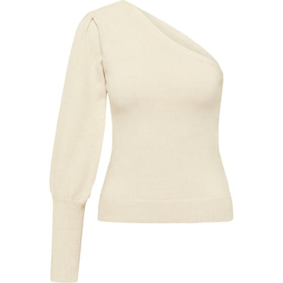 Faina Gebreide trui Dames champagne