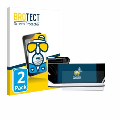 BROTECT - Screenprotector voor Audi A3 Sportback Facelift MMI 2024 - Folie Beschermfolie matte 2 Stuks