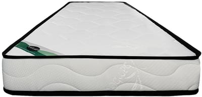 Vente-unique Matras 90 x 190 cm van schuim en tijk van bamboe, dikte 15 cm - KANANI van NATUREA L 190 cm x H 15 cm x D 90 cm