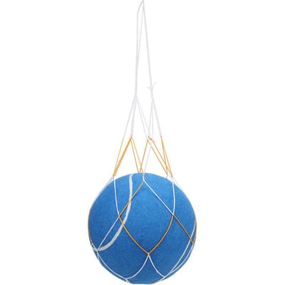 8 inch Grote Opblaasbare Rubber Tennisbal Handtekening Huisdierspeelgoed met Net om mee te spelen BlauwBlauw white