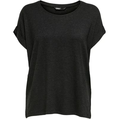 Vrouwen Effen T-shirt Basis Ronde Hals Korte Mouw Top Kurzarm Topje