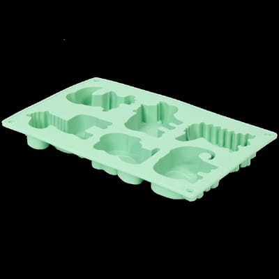 La Cucina - silliconen bakvorm cupcake / muffin vorm 6 vaks Dieren