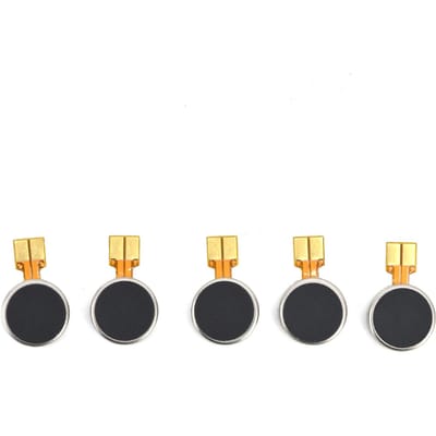 20 Stuks DC Mini Vibratiemotor Kleine Platte Muntknop Contact Vibratiemotor voor Tablet Mobiele Telefoons black