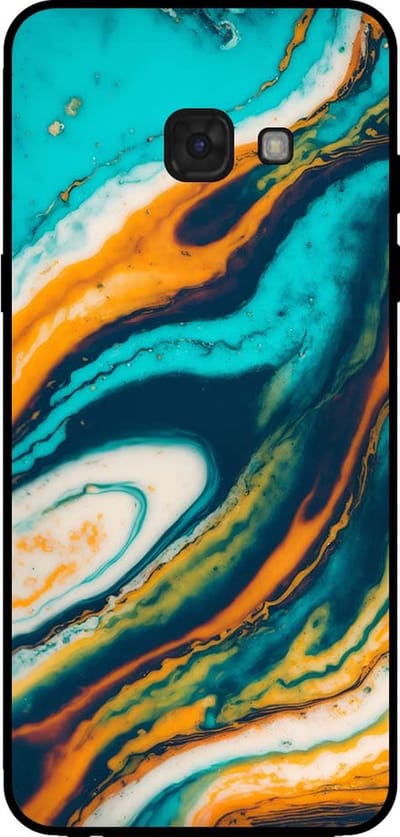 Smartphonica Telefoonhoesje voor Samsung Galaxy A5 2017 marmer look - backcover marmer hoesje - Groen geschikt voor Samsung Galaxy A5 2017