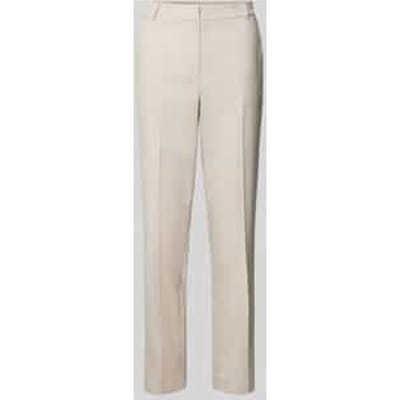Stoffen slim fit broek met structuurpatroon