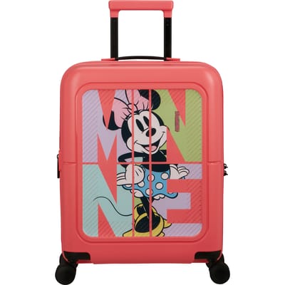 American Tourister Trolley Dashpop Disney Spinner 55 / 20 EXP TSA Minnie Pop Letters Koraalrood
