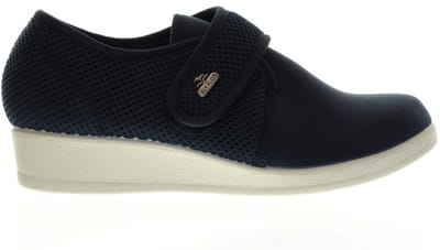 Fly Flot Blauwe Lycra Gesloten Pantoffel Met Velcro maat 37